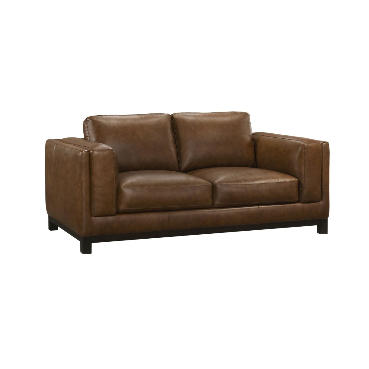 Sayer - Loveseat - Brown Stationary Loveseats by New Classic - Walls Furniture & Mattress
