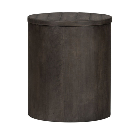 Modern Farmhouse - Drum End Table End Tables by Liberty Furniture - Walls Furniture & Mattress