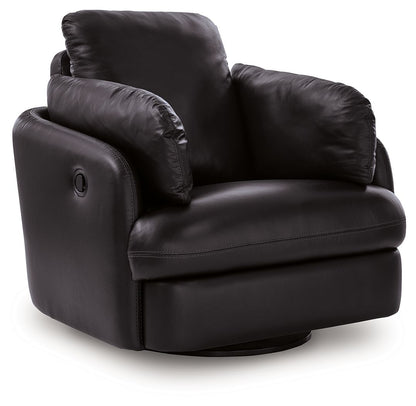 ModMax II - Swivel Glider Recliner - Black Swivel Glider Chairs by Signature Design by Ashley® - Walls Furniture & Mattress