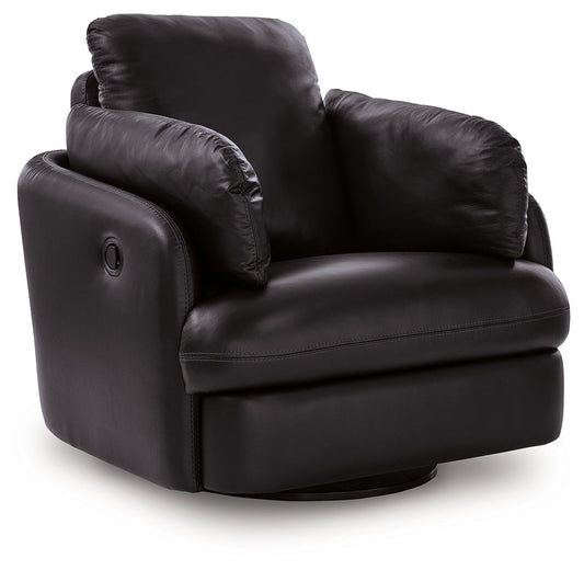 ModMax II - Swivel Glider Recliner - Black Swivel Glider Chairs by Signature Design by Ashley® - Walls Furniture & Mattress