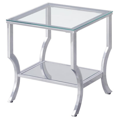 Saide - Glass Top Coffee And End Table Set Table Sets by Coaster Fine Furniture - Walls Furniture & Mattress
