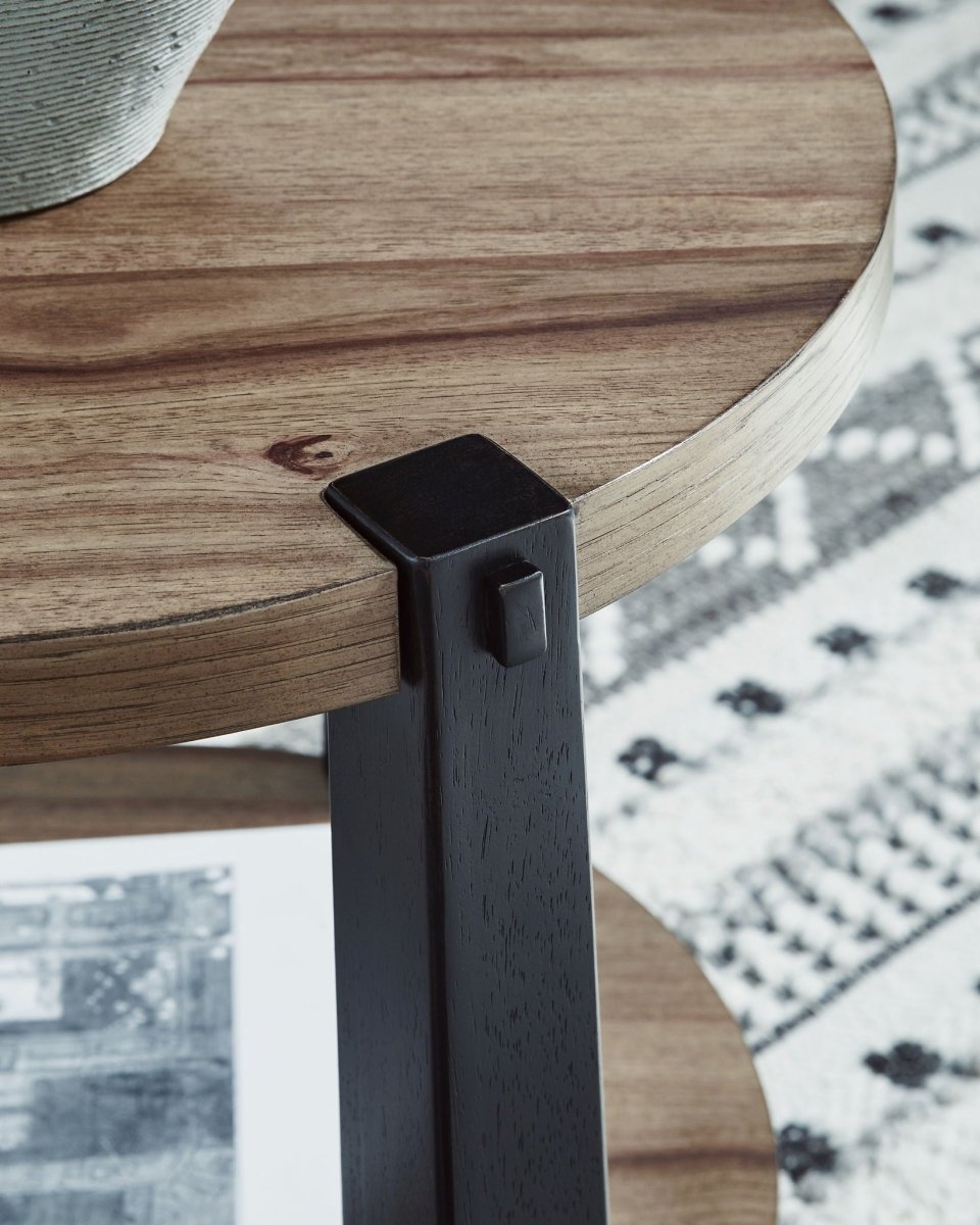 Ridgester - Round Table End Tables by Signature Design by Ashley® - Walls Furniture & Mattress