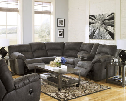 Tambo - Reclining Sectional Reclining Sectionals by Signature Design by Ashley® - Walls Furniture & Mattress