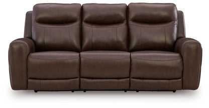 Gravier - Power Reclining Sofa With Adjustable Headrest - Cordova Reclining Sofas by Benchcraft® - Walls Furniture & Mattress