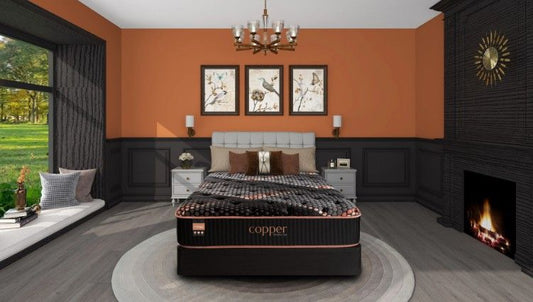 Copper Hybrid Medium Quilted Full Mattress Hybrid Mattresses by Spring Air - Walls Furniture & Mattress