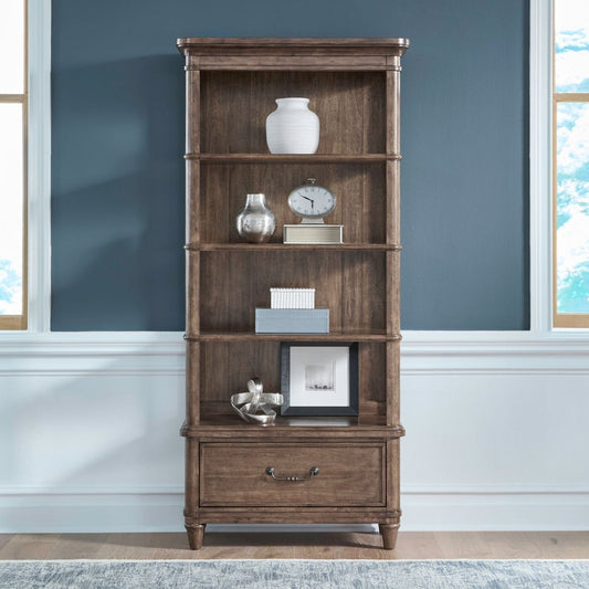 Harrison Heights - Bookcase - Sienna Standard Bookcases by Liberty Furniture - Walls Furniture & Mattress