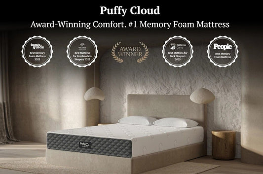 Puffy Cloud Full Memory Foam Mattress Memory Foam Mattresses by Puffy - Walls Furniture & Mattress