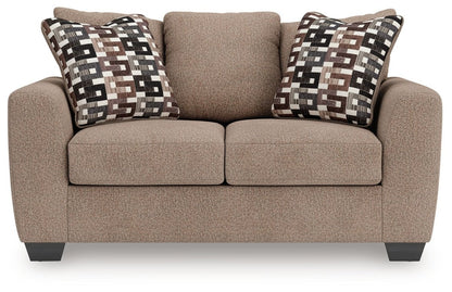 Triston - Peaks - Suede - Loveseat Stationary Loveseats by Benchcraft® - Walls Furniture & Mattress