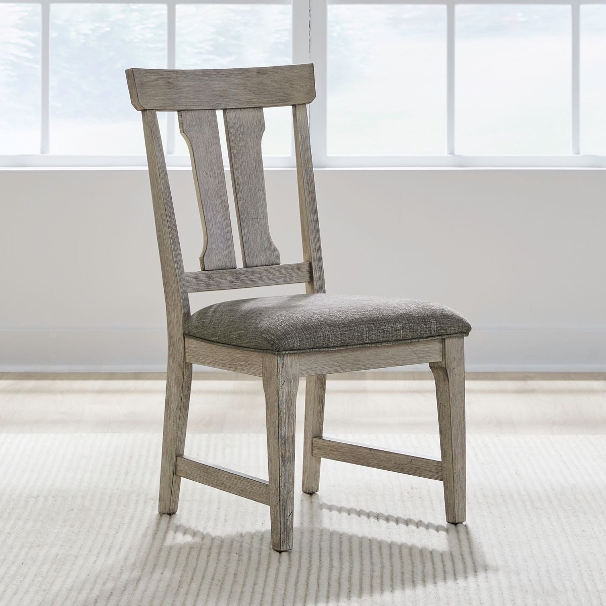 Hallendale - Splat Back Side Chair (RTA) - White Side Chairs by Liberty Furniture - Walls Furniture & Mattress