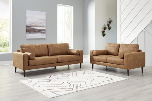 Telora - Living Room Set Stationary Chair & Ottoman by Signature Design by Ashley® - Walls Furniture & Mattress