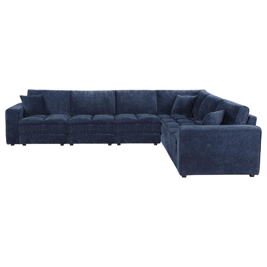 Atlantic - Upholstered Modular Sectional Sofa Stationary Sectionals by Coaster Fine Furniture - Walls Furniture & Mattress