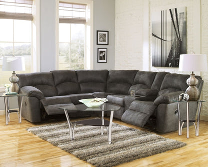 Tambo - Reclining Sectional Reclining Sectionals by Signature Design by Ashley® - Walls Furniture & Mattress