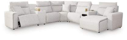 Modmax II - Reclining Sectional - Stone Reclining Sectionals by Signature Design by Ashley® - Walls Furniture & Mattress