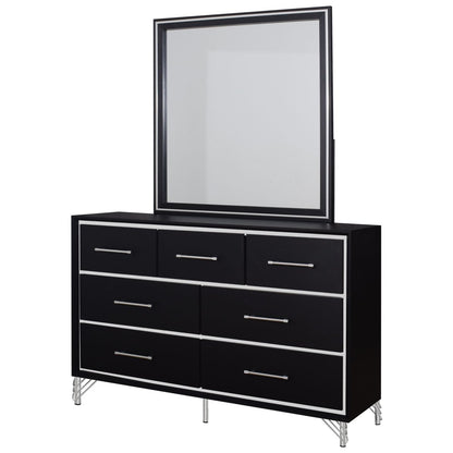 Ava - 7 Drawer Dresser Dresser & Mirror by New Classic - Walls Furniture & Mattress