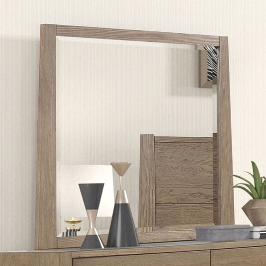 Viera - Landscape Mirror - Natural Oak Mirrors by New Classic - Walls Furniture & Mattress