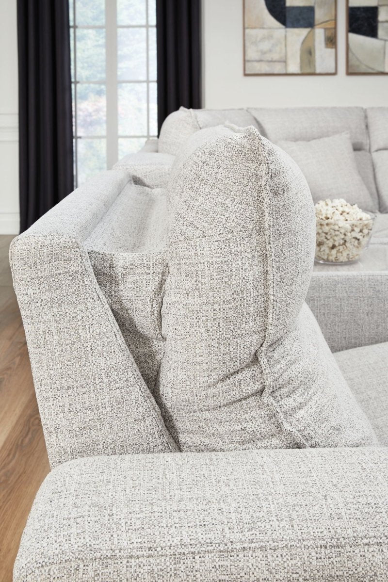 Modmax II - Reclining Sectional - Stone Reclining Sectionals by Signature Design by Ashley® - Walls Furniture & Mattress