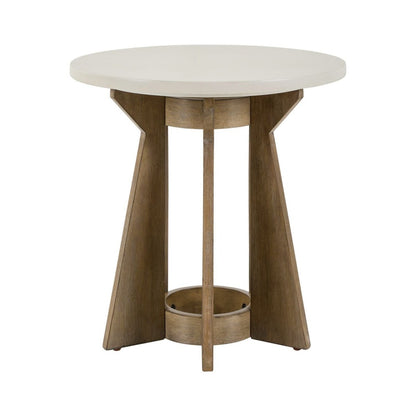 Berkley Square - Round End Table - Brown End Tables by Liberty Furniture - Walls Furniture & Mattress