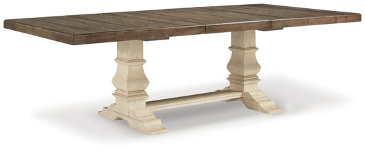 Bolanburg - Extension Dining Table - Brown / Beige Dining Tables with Extensions by Signature Design by Ashley® - Walls Furniture & Mattress