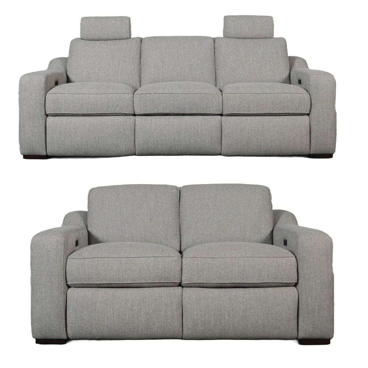 Archer - Sofa & Loveseat - Gray Reclining Sofas & Loveseats by Liberty Furniture - Walls Furniture & Mattress