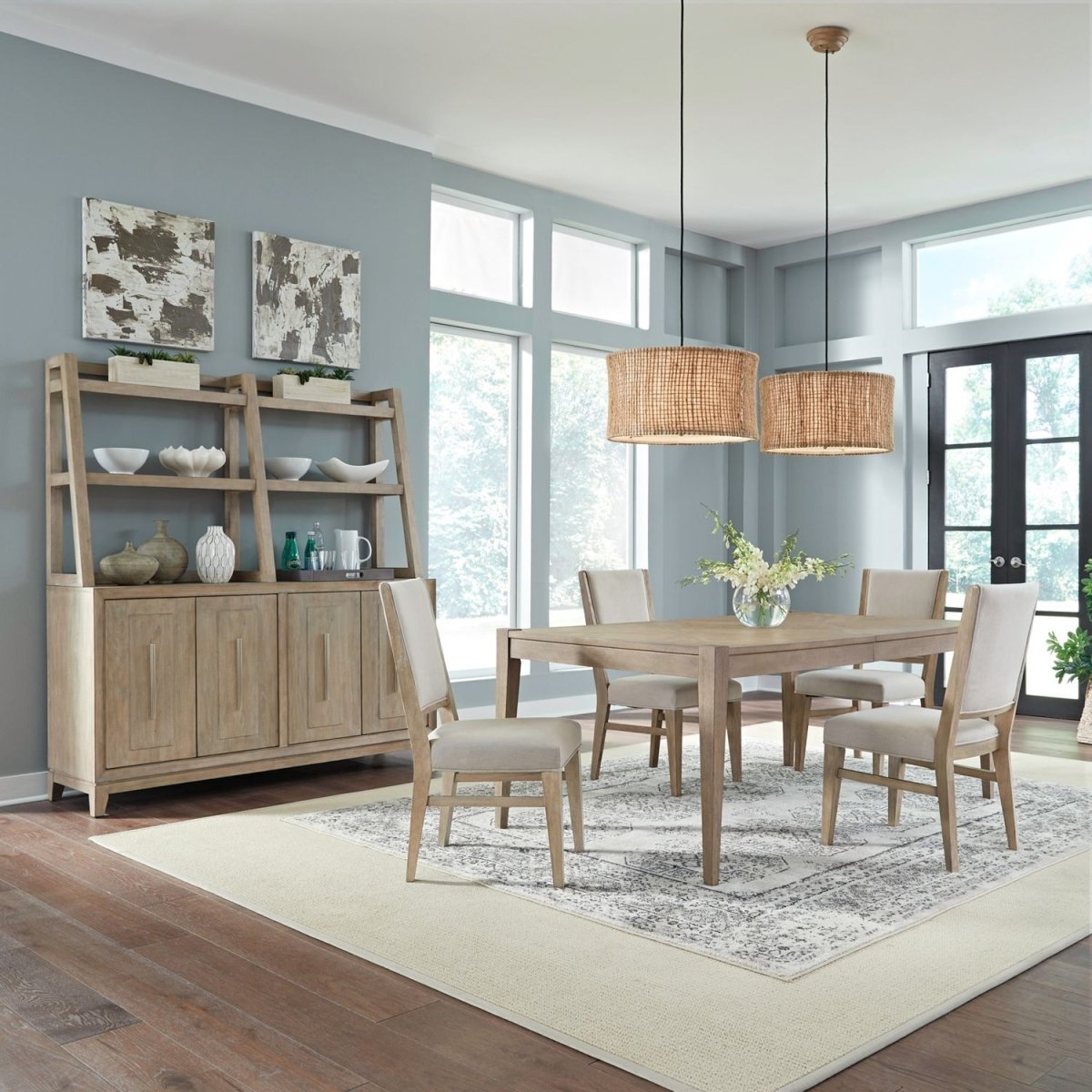 Brentwood - Rectangular Table Set 5 Piece Dining Room Sets by Liberty Furniture - Walls Furniture & Mattress