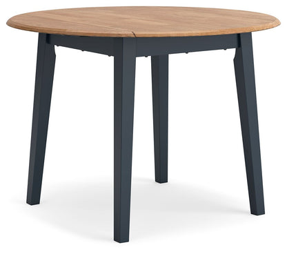 Gesthaven - Round Dining Room Drop Leaf Table Set 5 Piece Dining Room Sets by Signature Design by Ashley® - Walls Furniture & Mattress