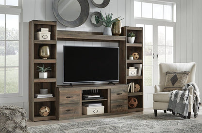 Trinell - 4-Piece Entertainment Center With 60" TV Stand Entertainment Centers by Signature Design by Ashley® - Walls Furniture & Mattress