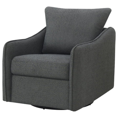 Madia - Upholstered Sloped Arm Swivel Glider Chair Swivel Glider Chairs by Coaster Fine Furniture - Walls Furniture & Mattress