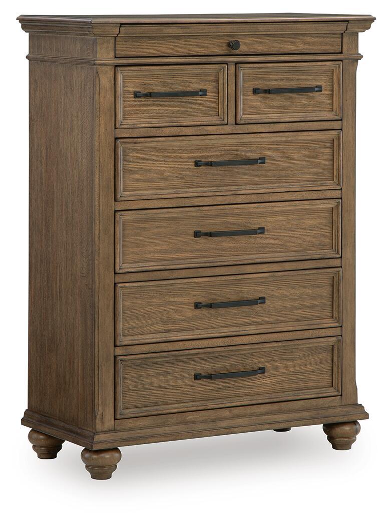 Karallin - Seven Drawer Chest - Medium Brown Accent Chests by Signature Design by Ashley® - Walls Furniture & Mattress