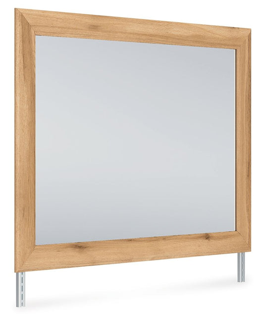 Aleaport - Warm Brown - Bedroom Mirror Bedroom Mirrors by Signature Design by Ashley® - Walls Furniture & Mattress