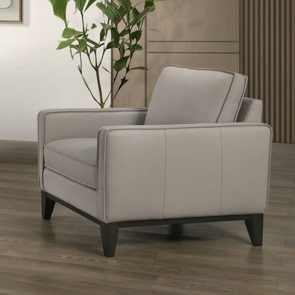 Aaron - Chair - Mist Gray Arm Chairs by New Classic - Walls Furniture & Mattress