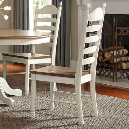 Springfield - Ladder Back Side Chair - Honey & Cream Side Chairs by Liberty Furniture - Walls Furniture & Mattress