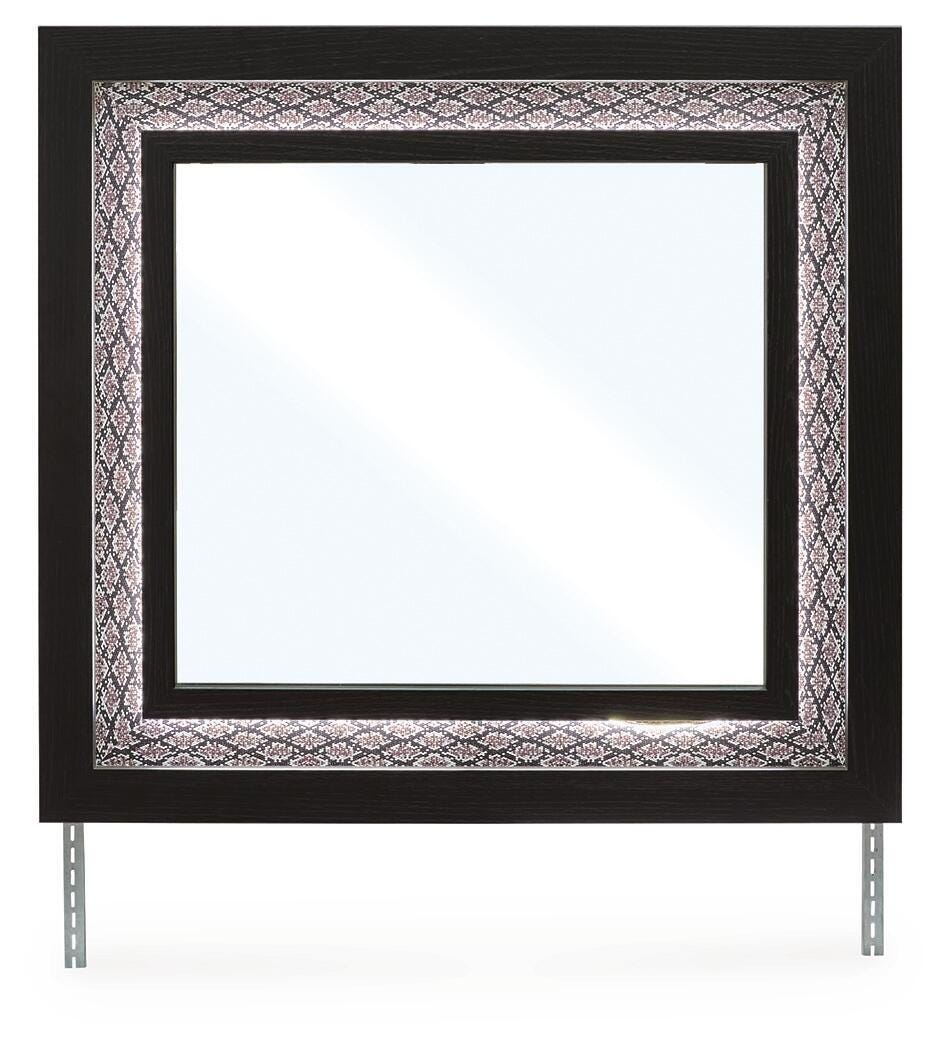 Shoralli - Bedroom Mirror - Black Mirrors by Signature Design by Ashley® - Walls Furniture & Mattress