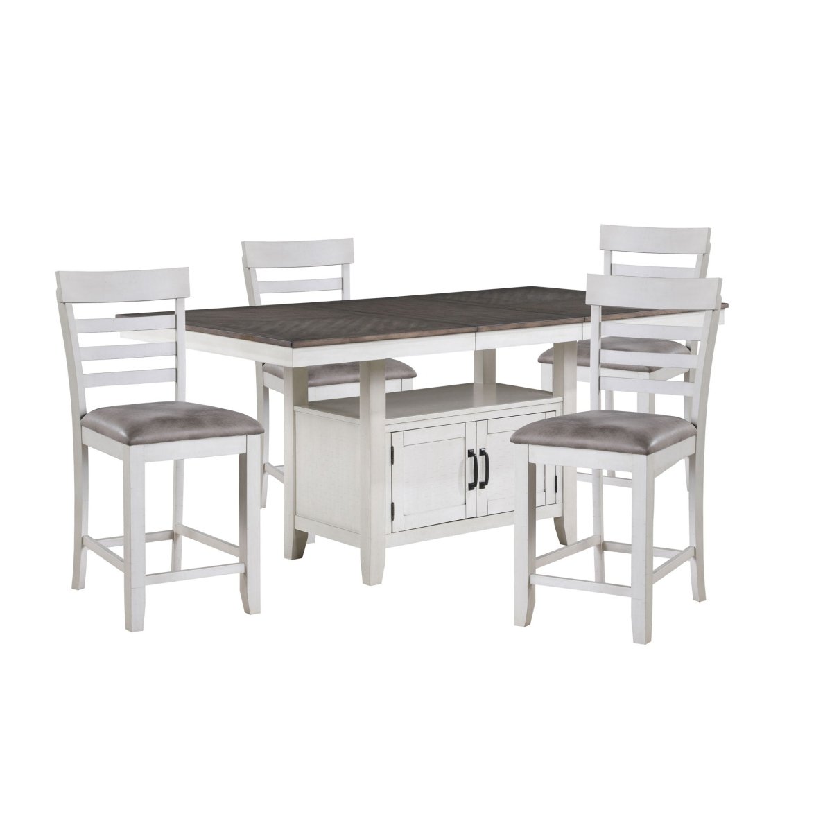 Richland - Counter Table Set 5 Piece Dining Room Sets by New Classic - Walls Furniture & Mattress