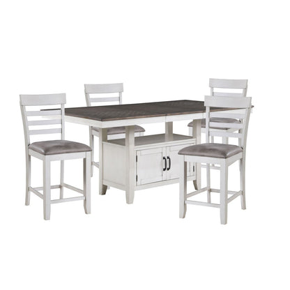 Richland - Counter Table Set 5 Piece Dining Room Sets by New Classic - Walls Furniture & Mattress