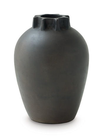 Kaslett - Vase - Antique Black Vases & Jars by Signature Design by Ashley® - Walls Furniture & Mattress