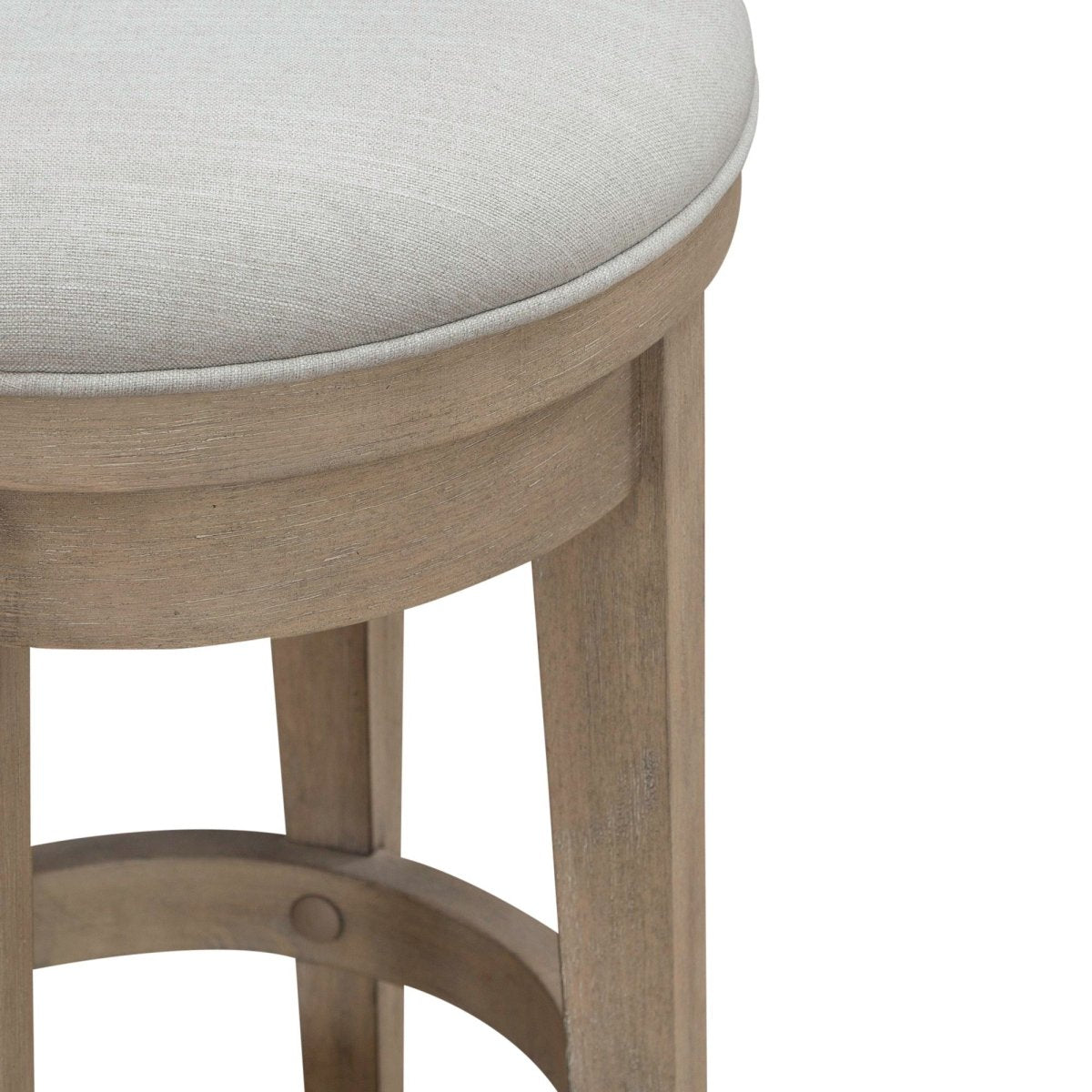 Brentwood - Upholstered Swivel Console Stool - Sandstone Counter Height (24" - 27") by Liberty Furniture - Walls Furniture & Mattress
