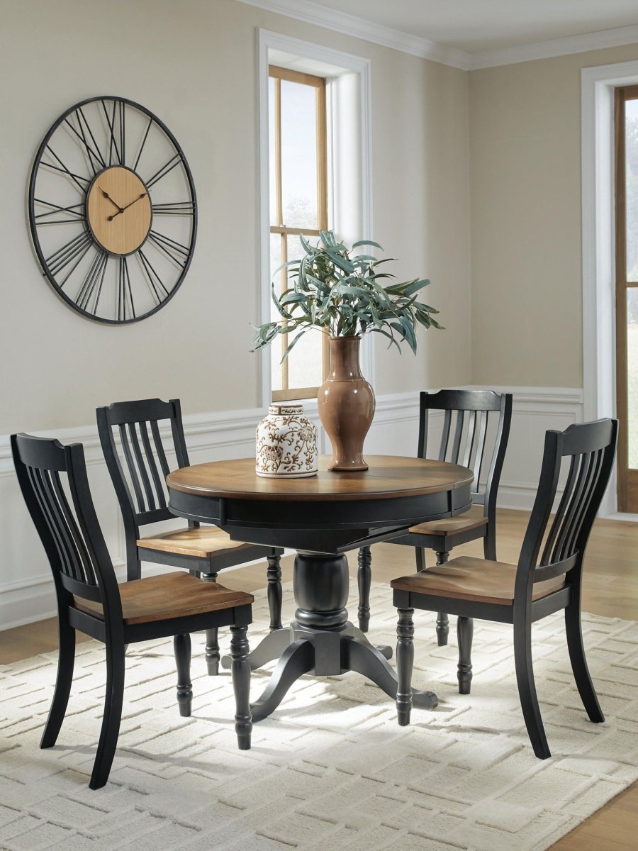 Clorazi - Extension Dining Table Set 5 Piece Dining Room Sets by Signature Design by Ashley® - Walls Furniture & Mattress