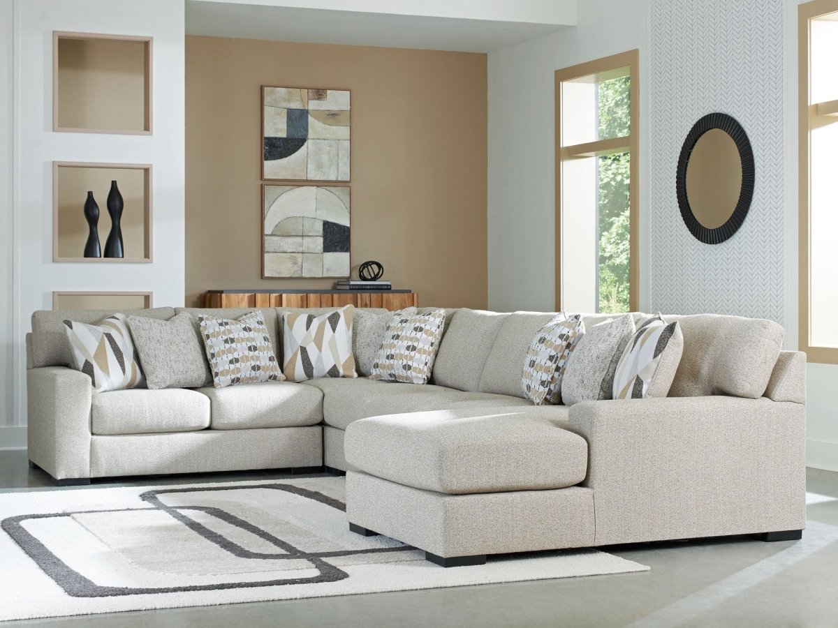 LaureLGrove - Sectional Stationary Sectionals by Benchcraft® - Walls Furniture & Mattress