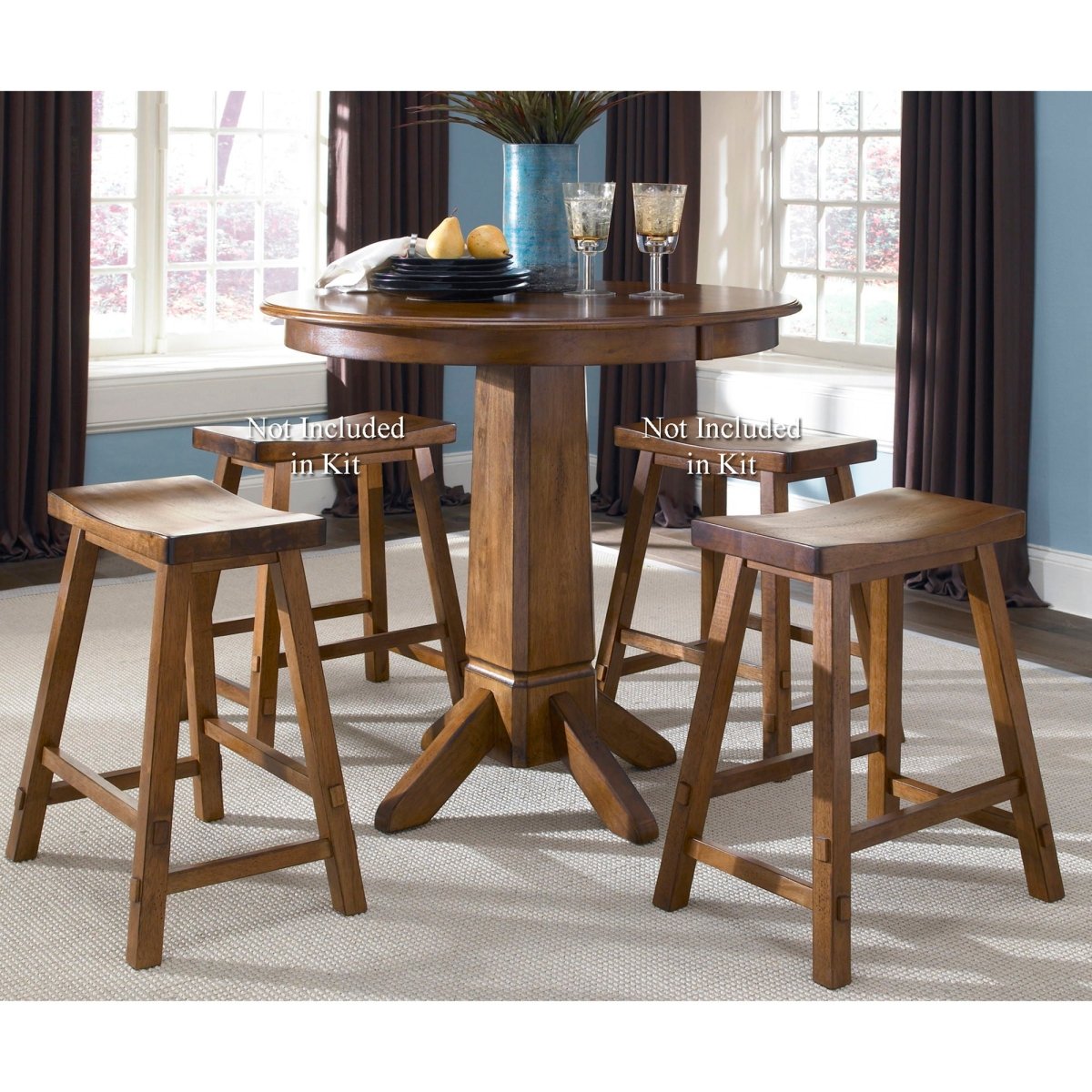 Creations - Sawhorse Counter Stool Counter Height (24" - 27") by Liberty Furniture - Walls Furniture & Mattress
