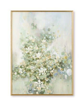 Reedster - Wall Art - Green / Blue / Yellow Canvas Art by Signature Design by Ashley® - Walls Furniture & Mattress
