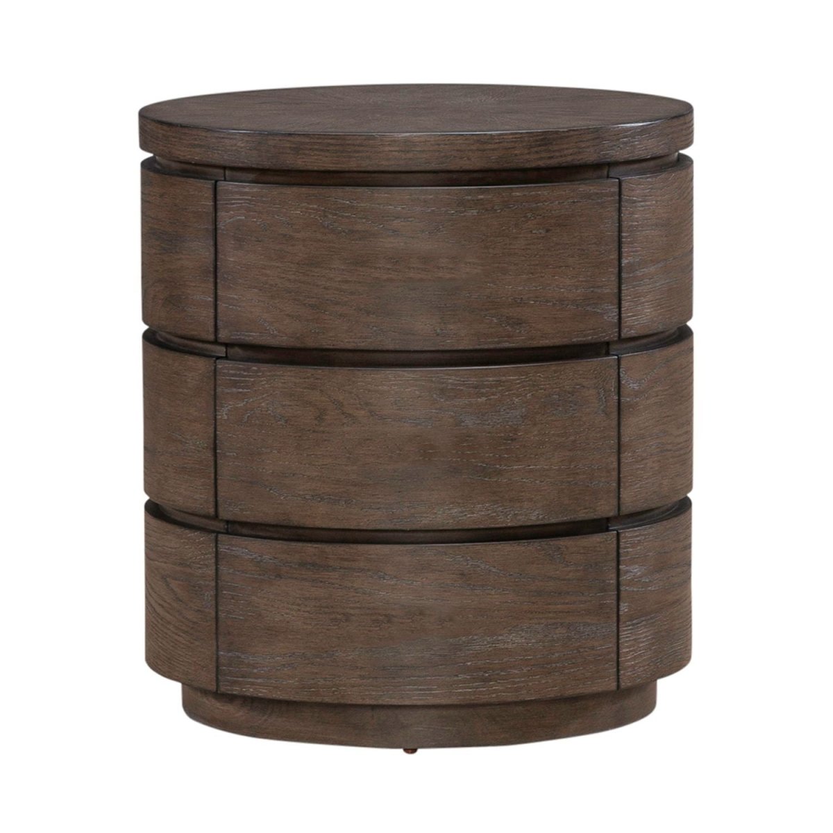 Cascade Falls - Round End Table - Satin Espresso End Tables by Liberty Furniture - Walls Furniture & Mattress