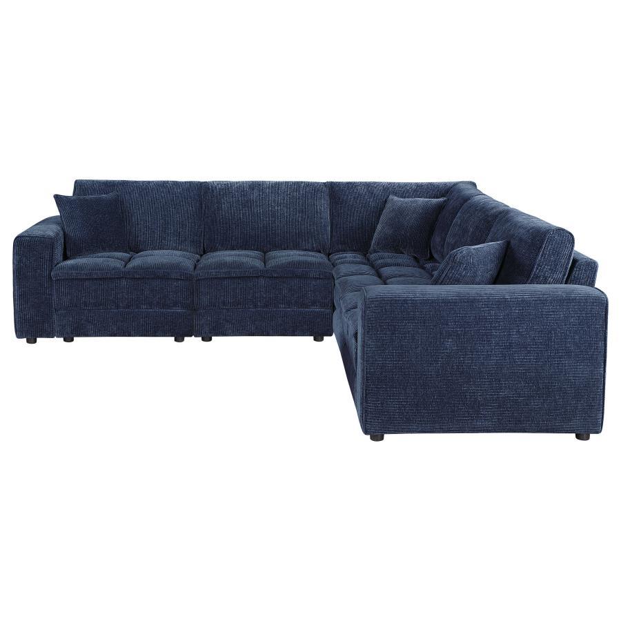 Atlantic - Upholstered Modular Sectional Sofa Stationary Sectionals by Coaster Fine Furniture - Walls Furniture & Mattress