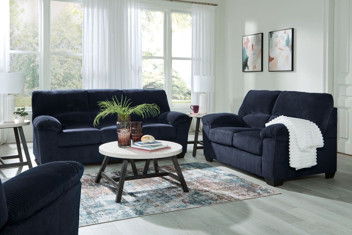 SimpleJoy - Living Room Set Stationary Sofas & Loveseats by Signature Design by Ashley® - Walls Furniture & Mattress
