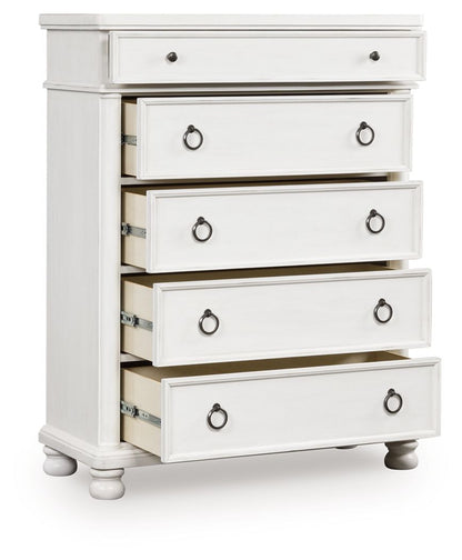 Rowlenstown - Five Drawer Chest Accent Chests by Signature Design by Ashley® - Walls Furniture & Mattress