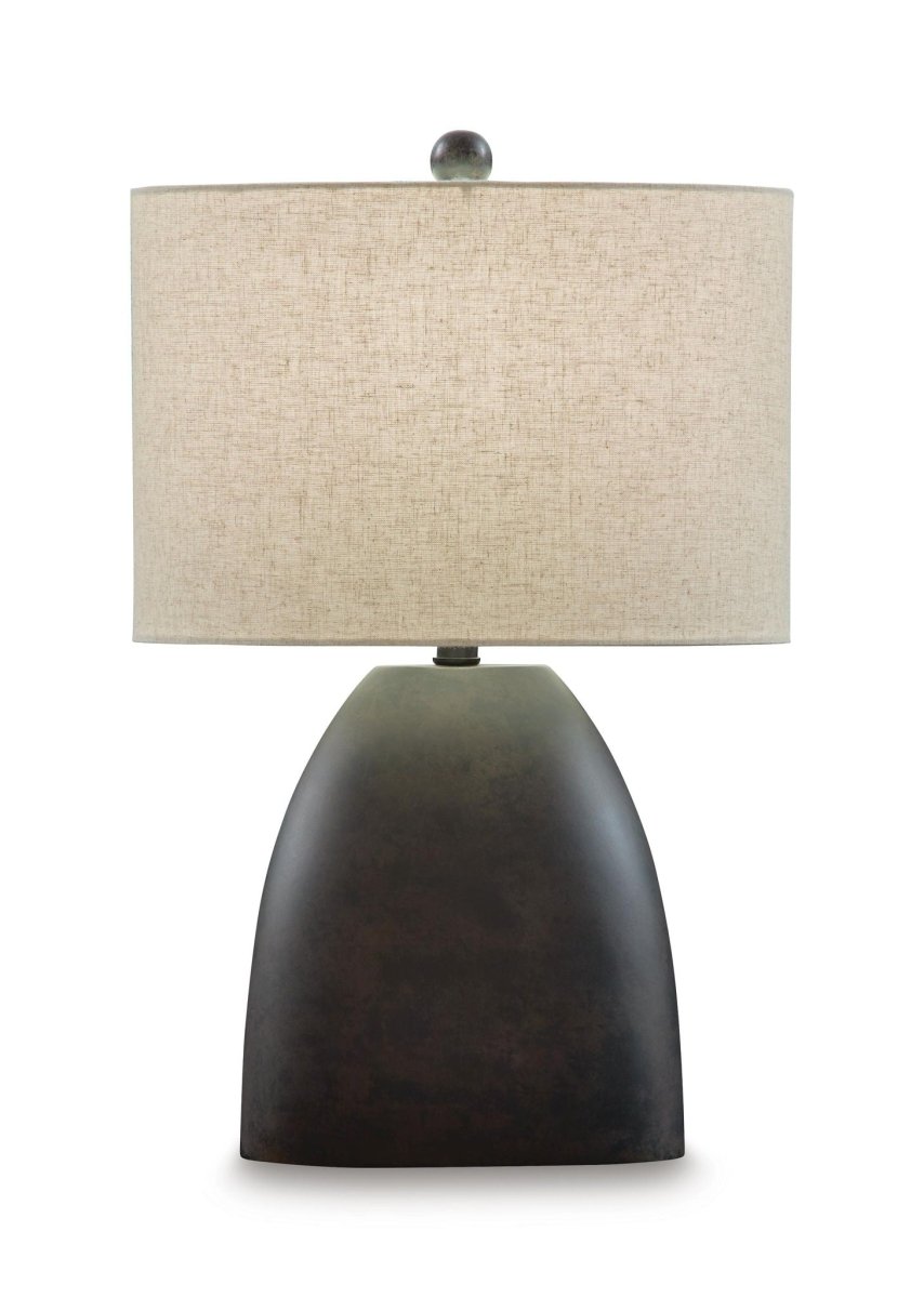 Sethmore - Terracotta Table Lamp - Antique Black Table Lamps by Signature Design by Ashley® - Walls Furniture & Mattress