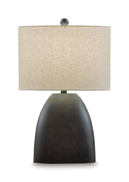 Sethmore - Terracotta Table Lamp - Antique Black Table Lamps by Signature Design by Ashley® - Walls Furniture & Mattress