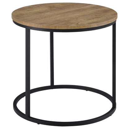 Lainey - Round Occasional Side End Table - Mango End Tables by Coaster Fine Furniture - Walls Furniture & Mattress