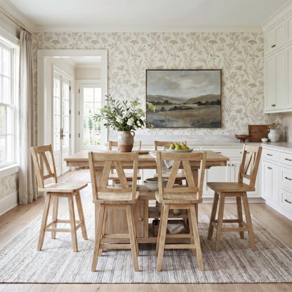 Lindsey Farm - Gathering Table Set 5 Piece Dining Room Sets by Liberty Furniture - Walls Furniture & Mattress
