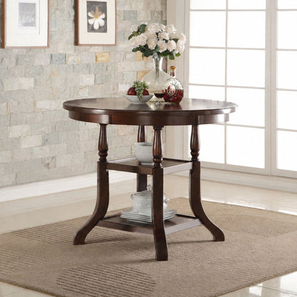 Bixby - Counter Dining Table - Espresso Counter Tables by New Classic - Walls Furniture & Mattress
