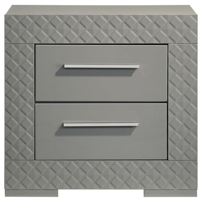 Ives - 2 - Drawer Nightstand Bedside Table Accent Nightstands by Coaster Fine Furniture - Walls Furniture & Mattress